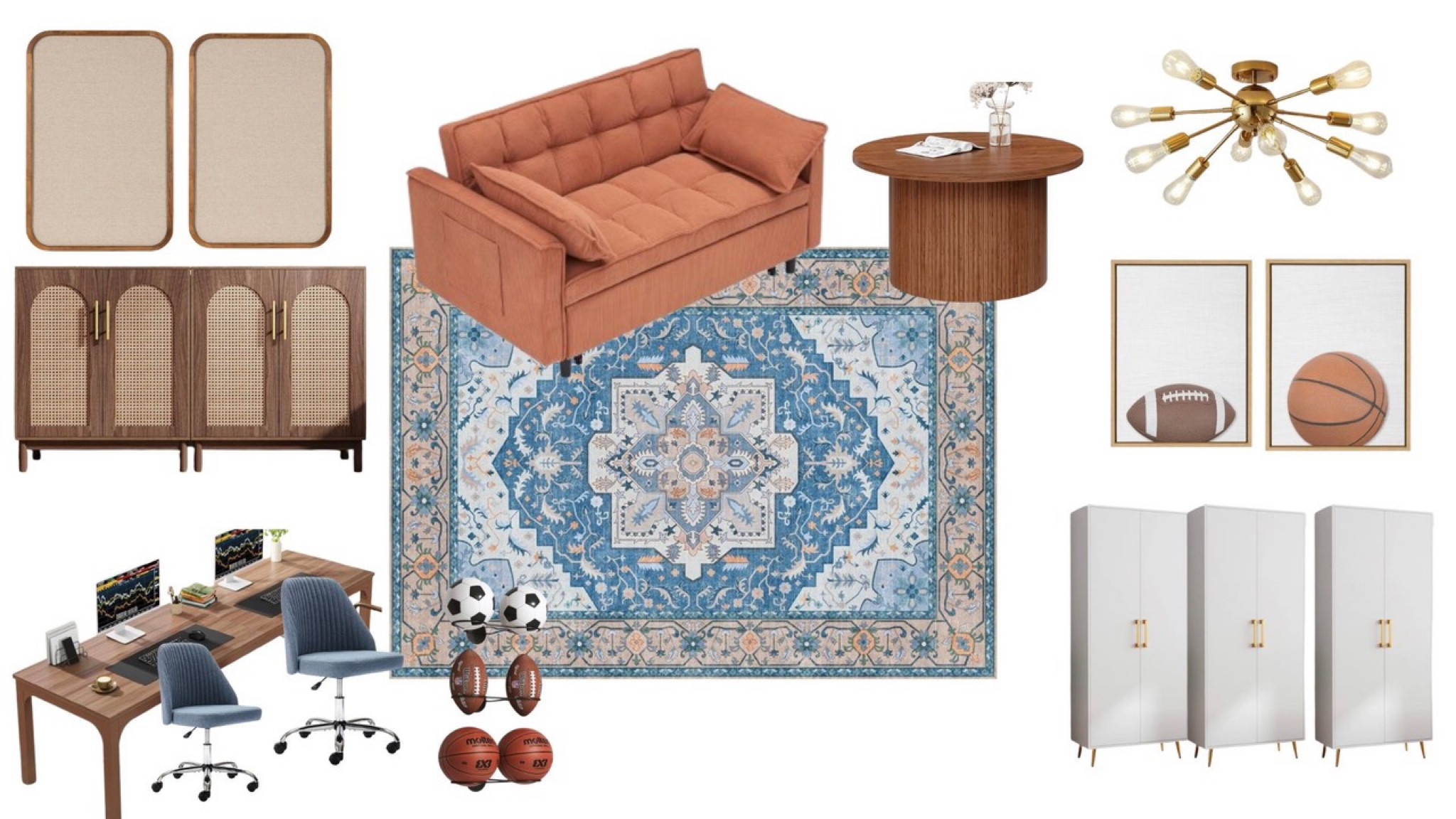 Boy/girl tween space 
:
Client wanted a dual space for her kids to do homework, study, and be able to use all their art supplies. Storage was an issue in this area so we opted for lots of concealed cabinetry 
I saw several items I chose is on sale so wanted to share in case you love for your home. 

#LTKWatchNow #LTKMostLoved #LTKHome