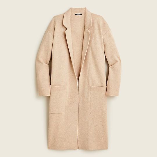 Ella open-front long sweater-blazer | J.Crew US