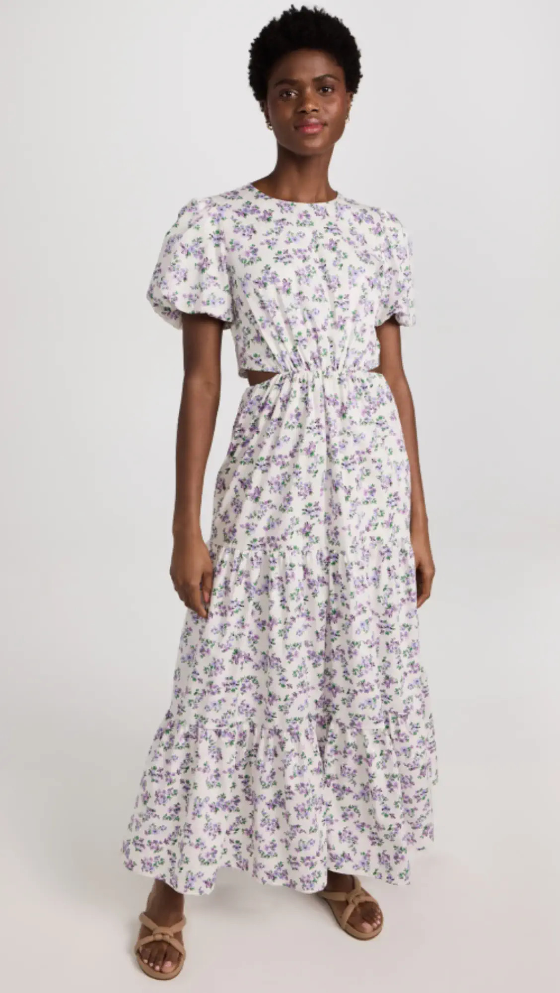 Plaza Cutout Tier Maxi Dress | Shopbop