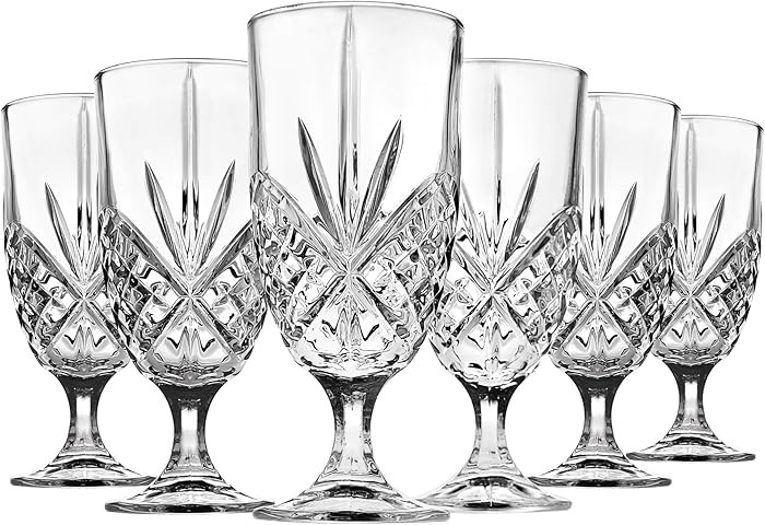 Godinger Iced Tea Beverage Glasses Cups, Dublin - 16 oz, Set of 6 | Amazon (US)