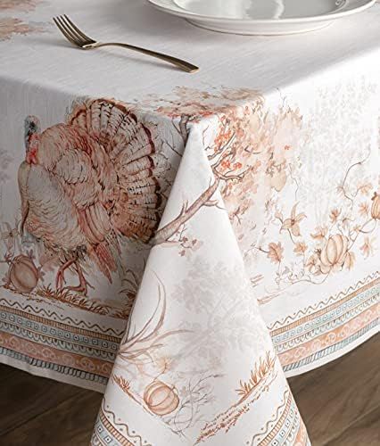 Maison d' Hermine Giving Thanks 100% Cotton Tablecloth Kitchen Dining Table Cloth for Rectangle Tabl | Amazon (US)