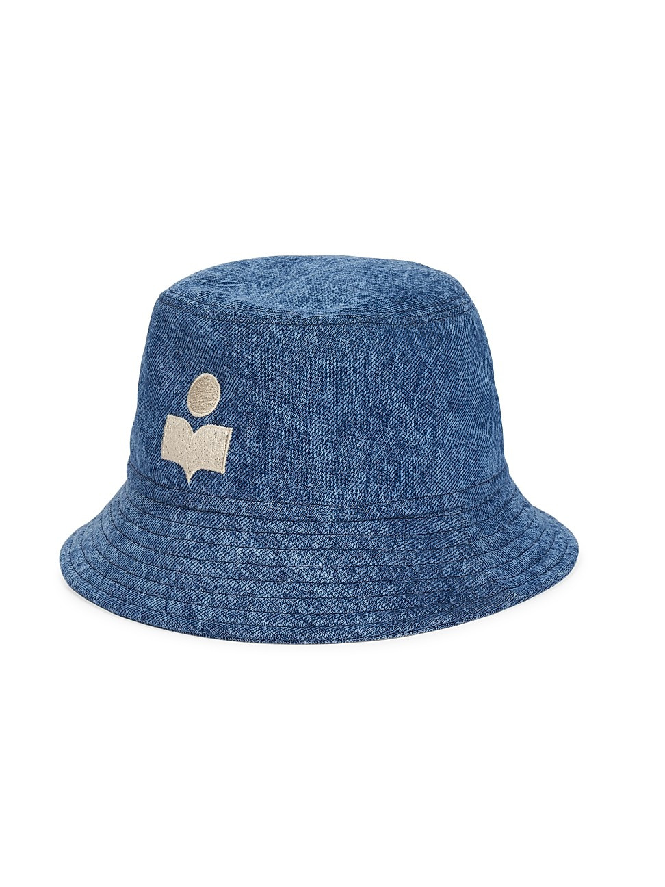 Women's Haley Embroidered Denim Bucket Hat - Blue - Size Large | Saks Fifth Avenue