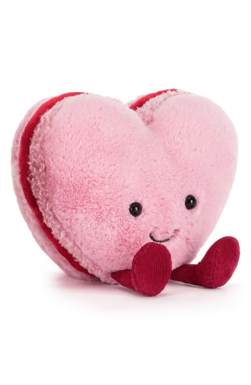 Jellycat Amuseables Colette Heart Macaron Plush Toy in Pink at Nordstrom | Nordstrom
