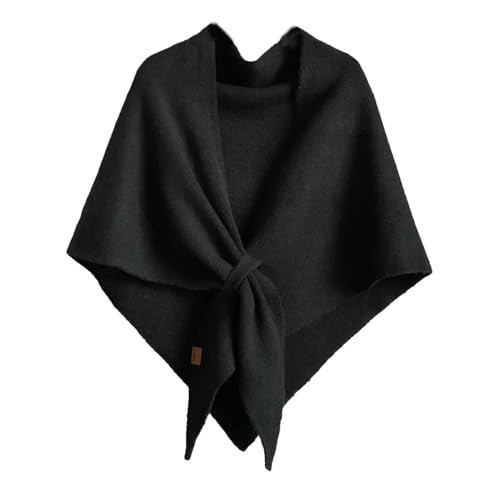 Pashmina Wraps for Women 2025 Comfortable Knitted Cashmere Sweater Shawl Top Casual Soft Cardigan Cape Scarf | Amazon (US)