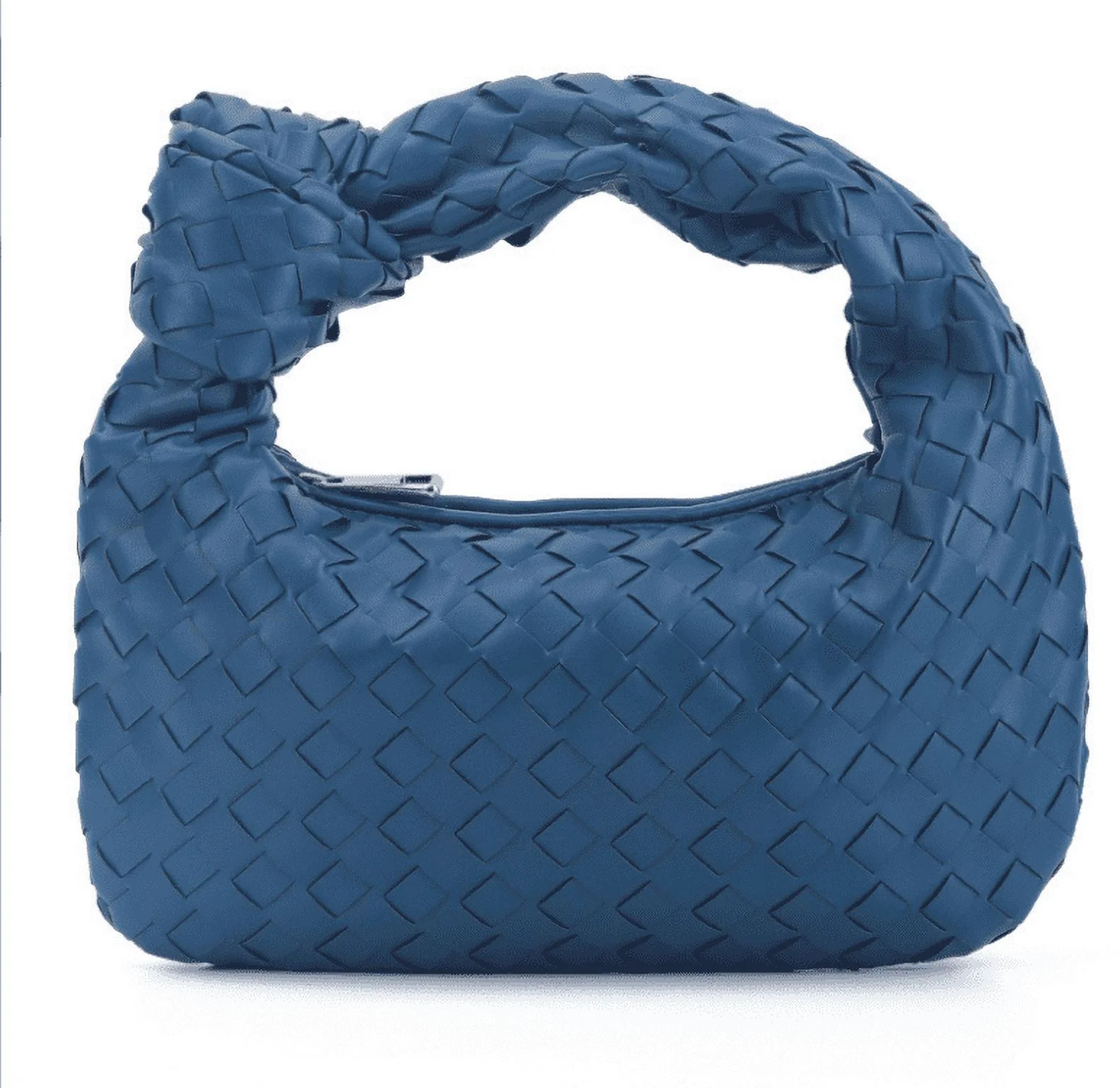 Gomayee Knoted Woven Handbag for Women Fashion Designer Ladies Hobo Bag Bucket Purse Faux Leather... | Walmart (US)