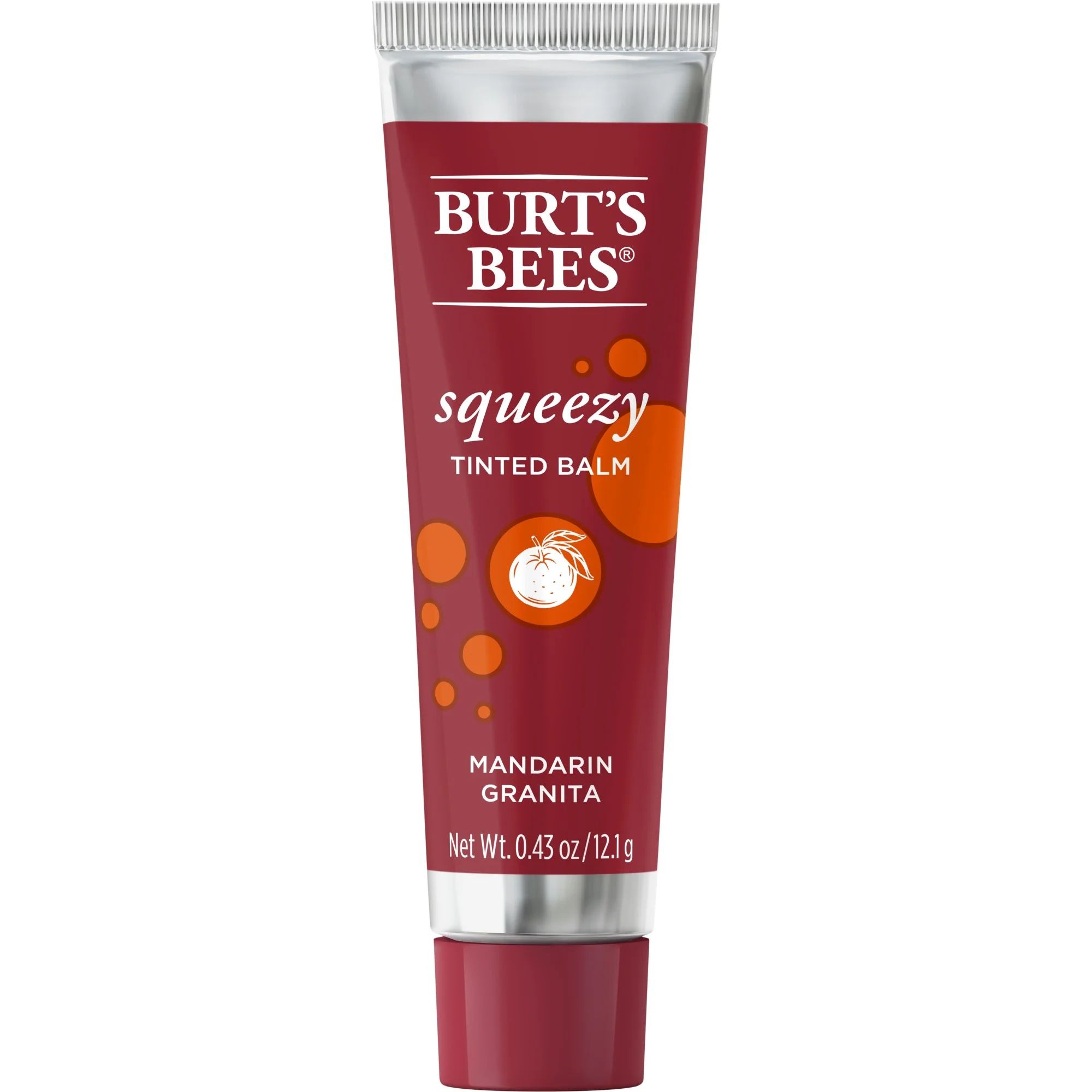 Burt's Bees 100% Natural Origin Squeezy Tinted Lip Balm, Mandarin Granita, 1 Count | Walmart (US)