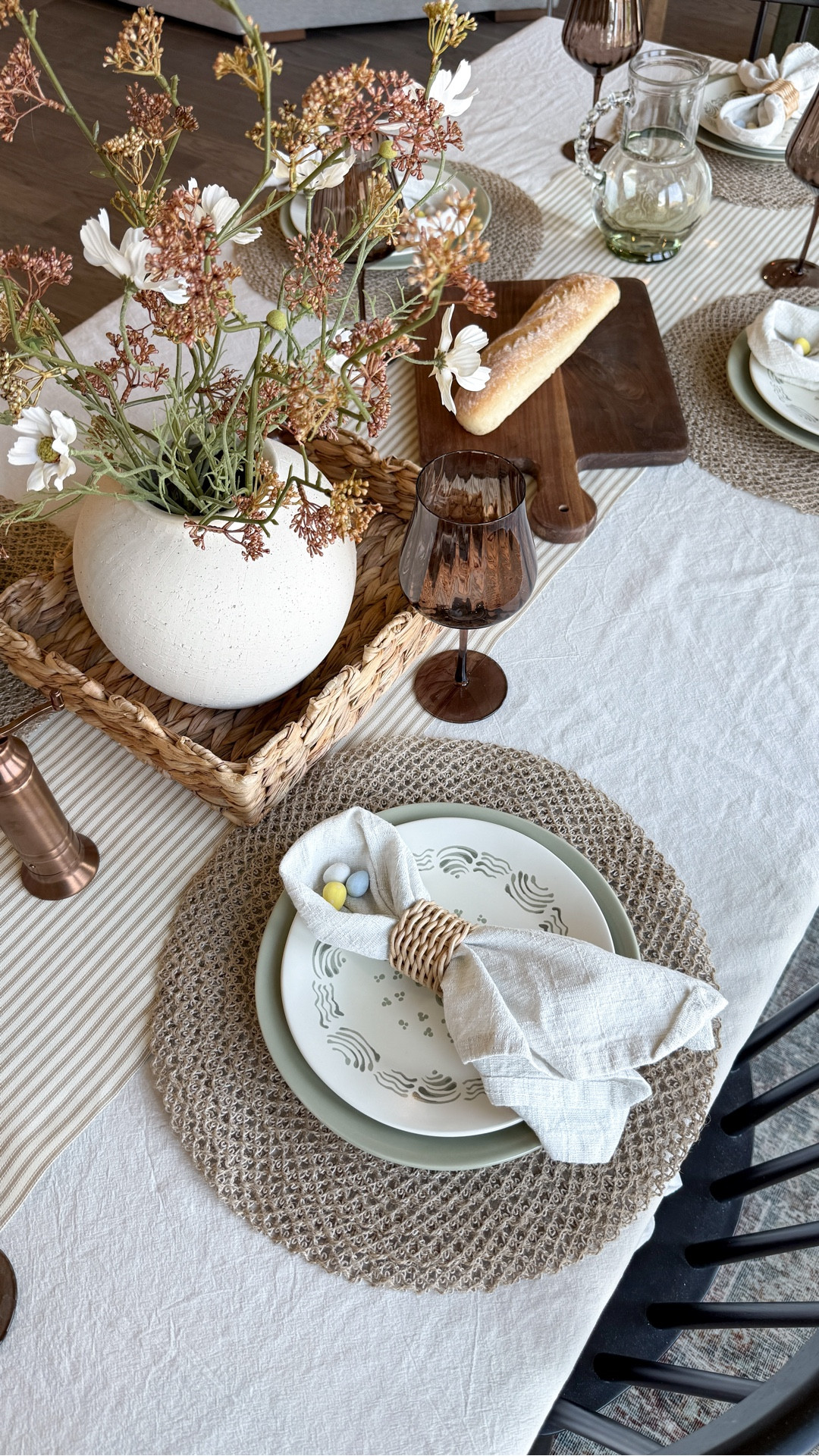 Cutest Easter Tablescape. Aesthetic with a touch of spring 🙌🏼

#LTKHome #LTKmomlife #LTKSeasonal