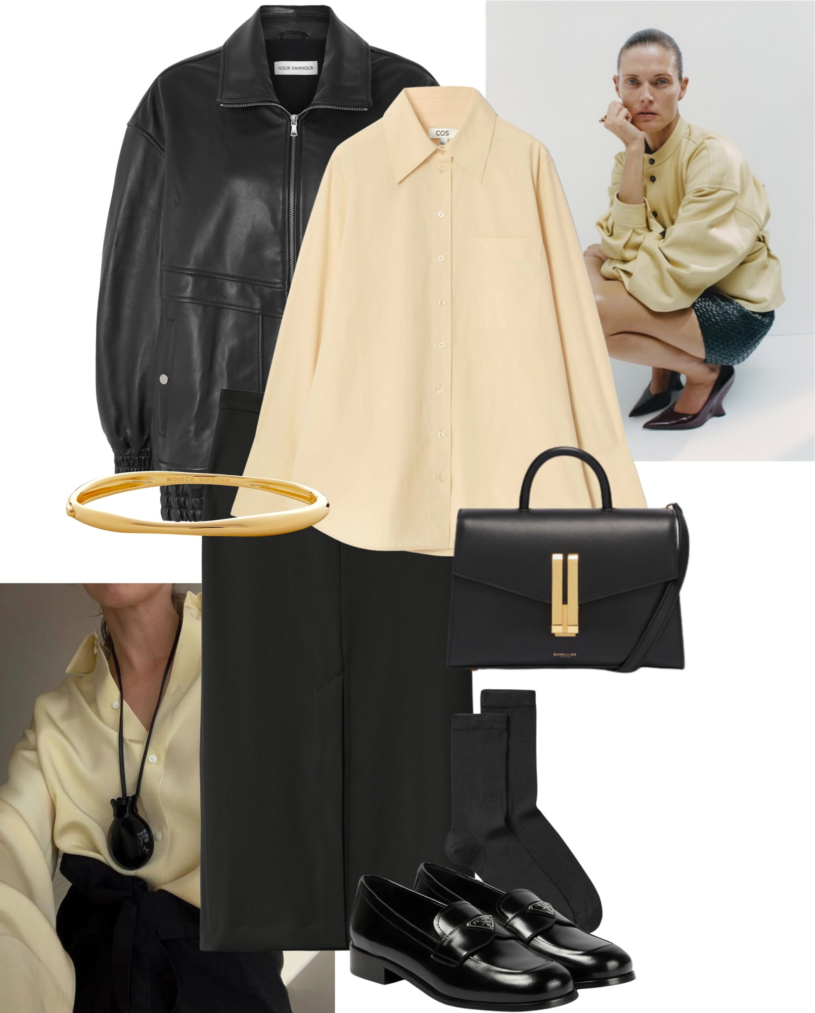 Yellow Shirt Three Ways 

COS | bag | spring | March | lunch outfit | bomber jacket | trench coat | blazer | jeans | trousers | skirt | loafers | socks | jewellery | bag 


#LTKspring #LTKsummer #LTKstyletip