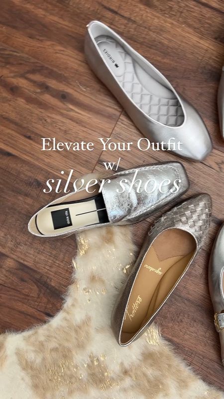 Elevate your look with silver flats 

#LTKHoliday #LTKshoecrush #LTKstyletip