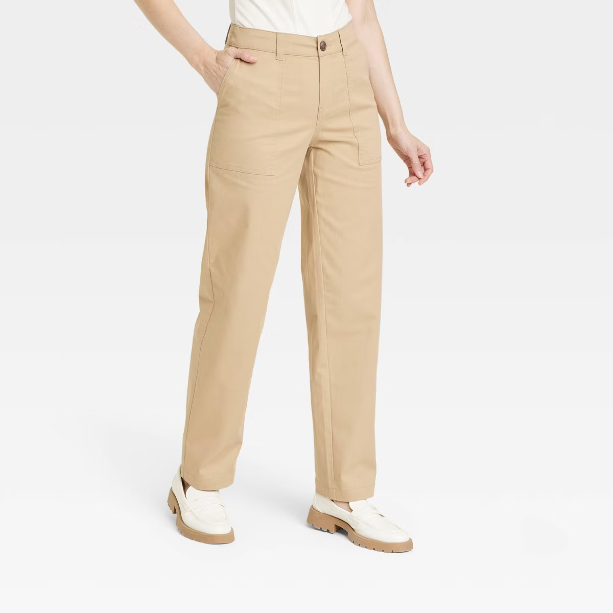 Women's High-Rise Slim Regular Fit Full Pants - A New Day™ | Target