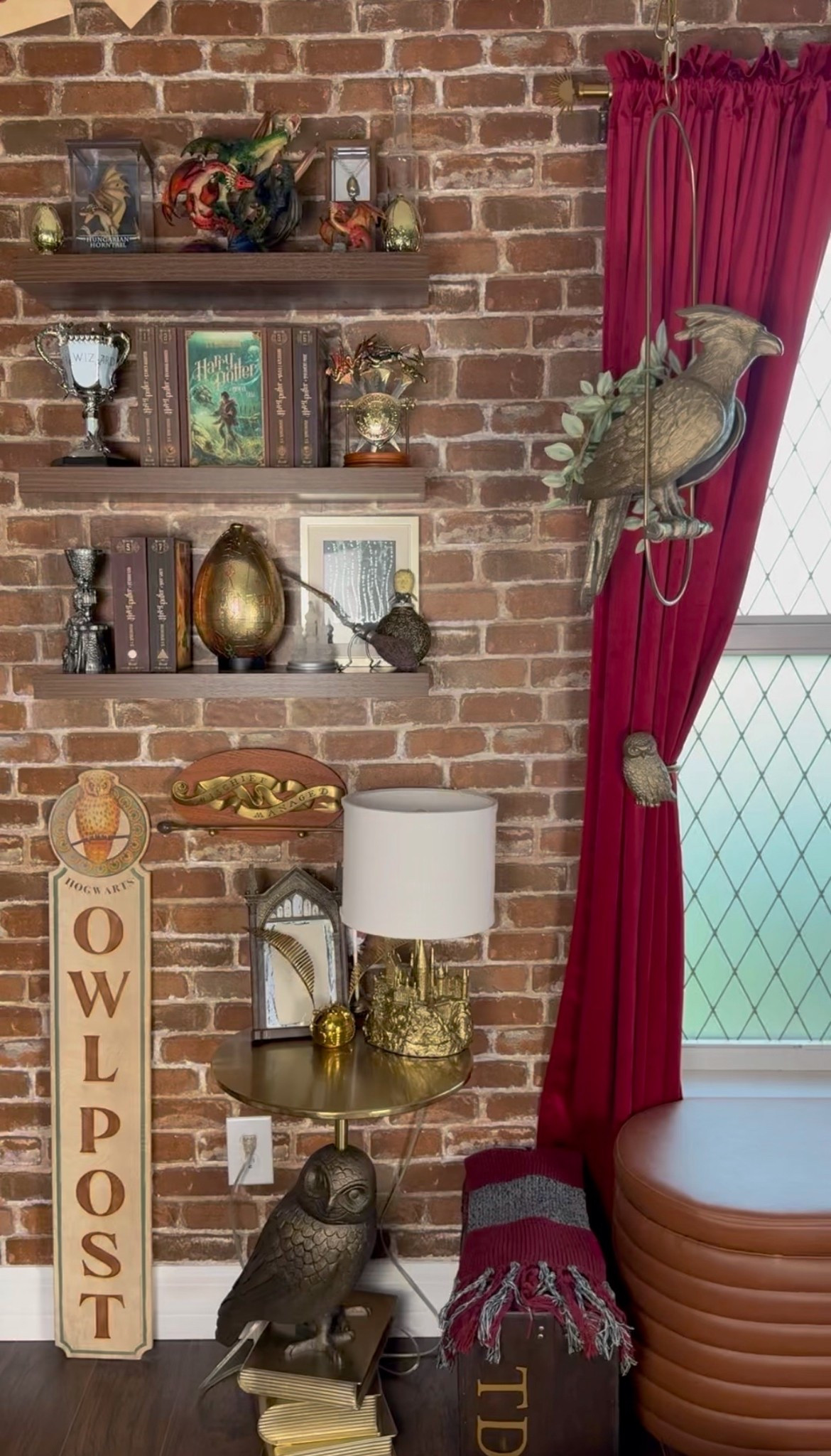 Harry Potter Decor and floating shelves 

#LTKGiftGuide #LTKHome #LTKSeasonal