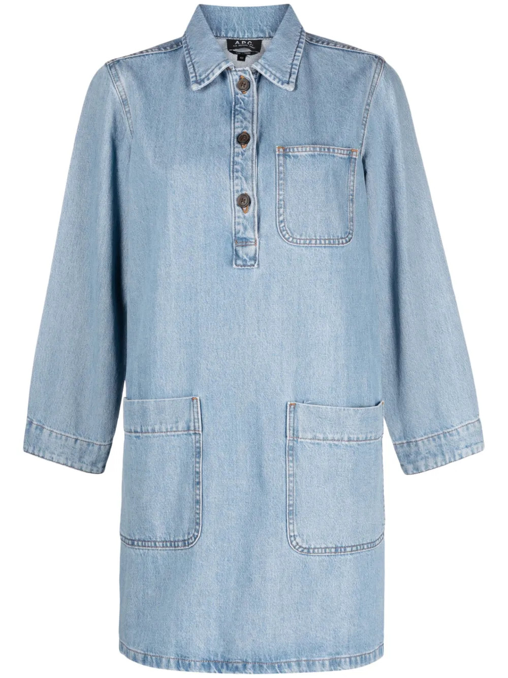 Aurelia denim minidress | Farfetch Global