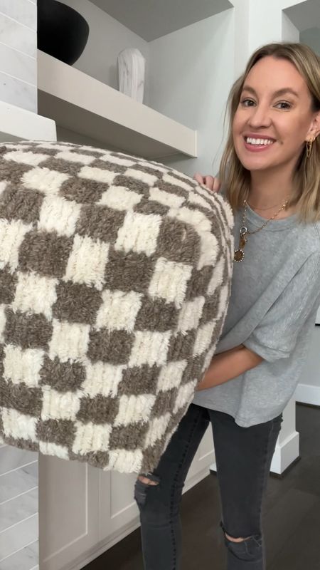 Obsessed with this checkerboard pouf from Target! It is sooo good 😍

#LTKfindsunder50 #LTKstyletip #LTKhome