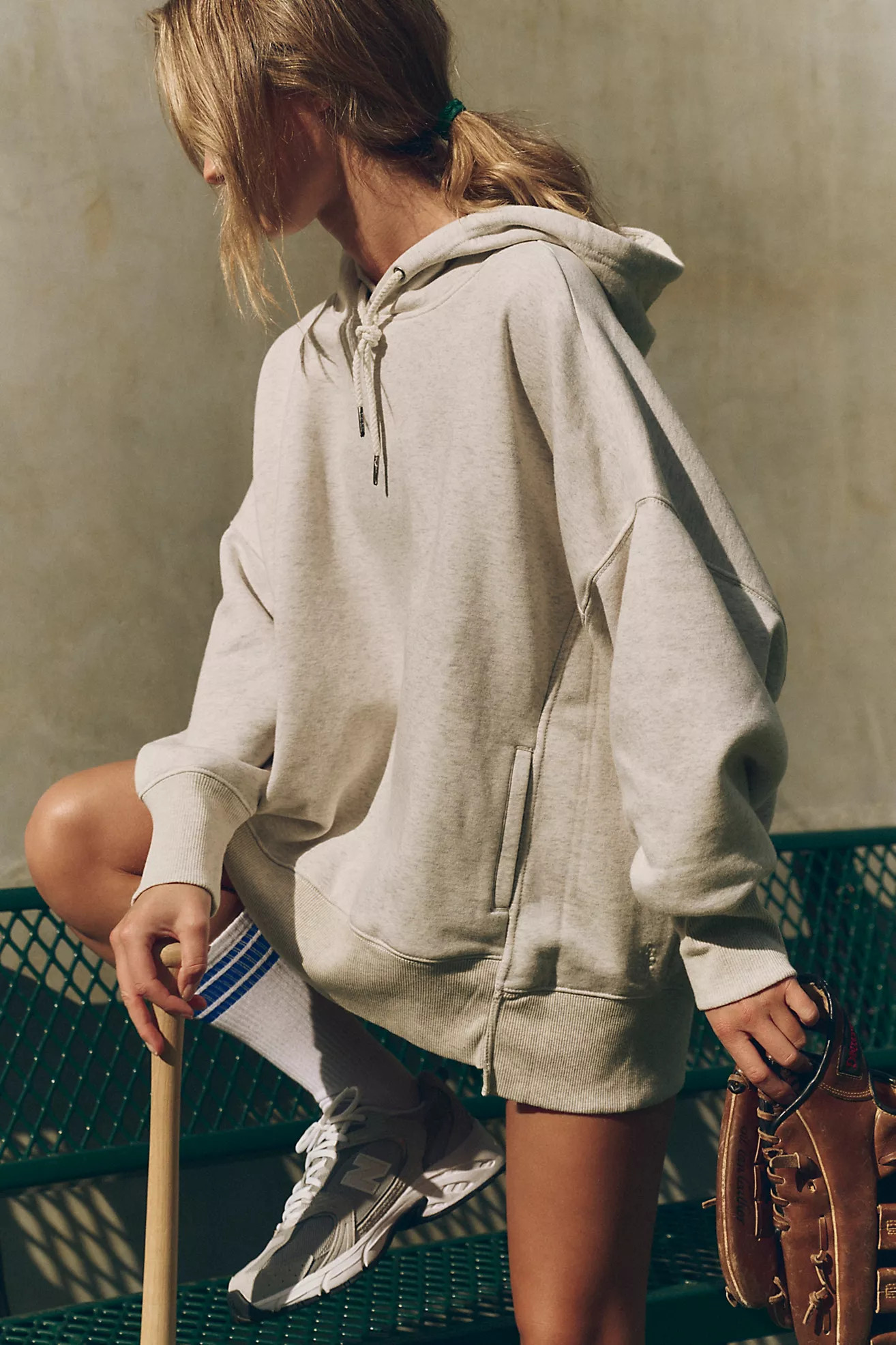 Sprint to the Finish Heathered Hoodie | Free People (Global - UK&FR Excluded)