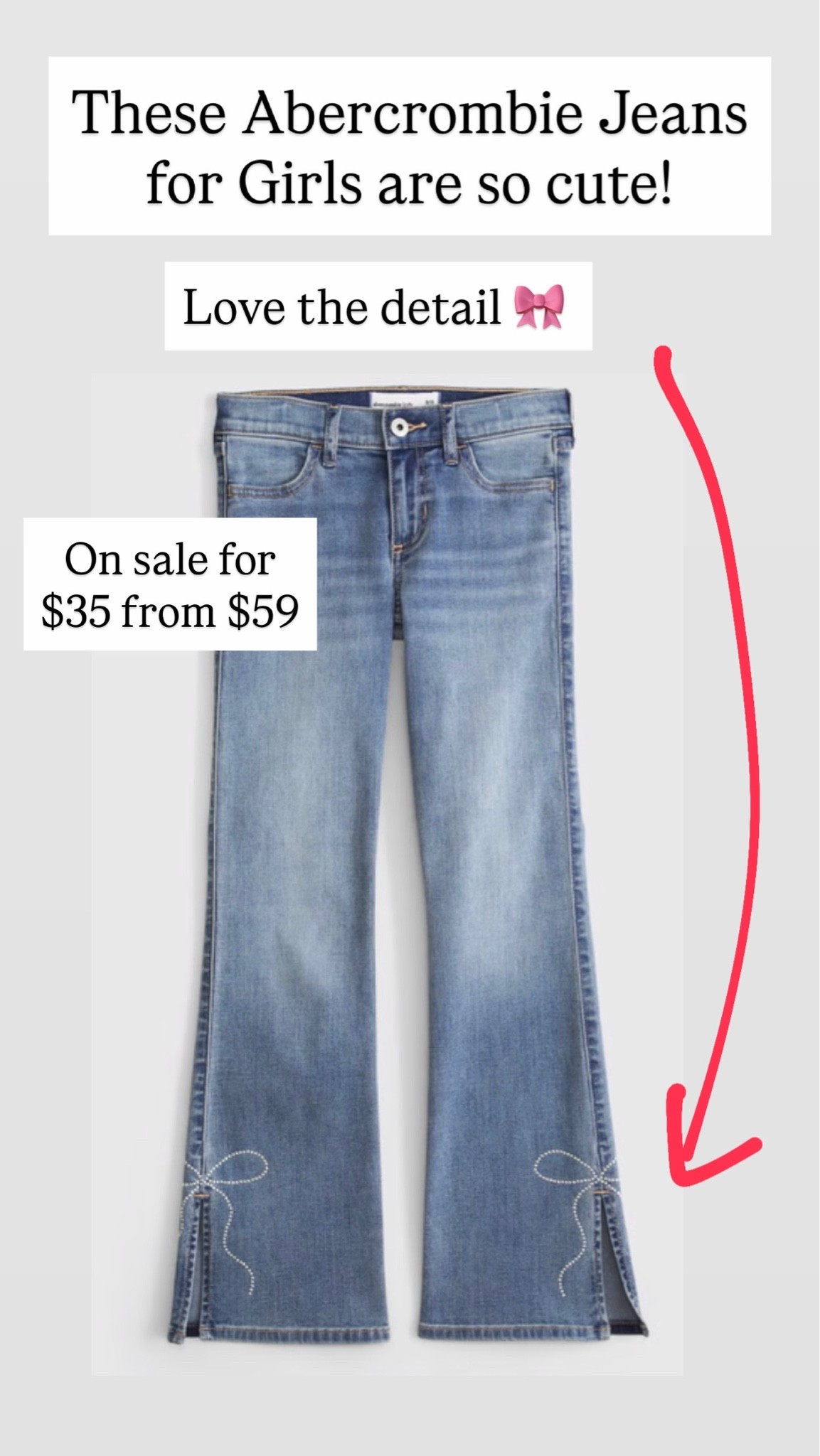 Abercrombie, girls jeans are on sale

#LTKKids #LTKSaleAlert