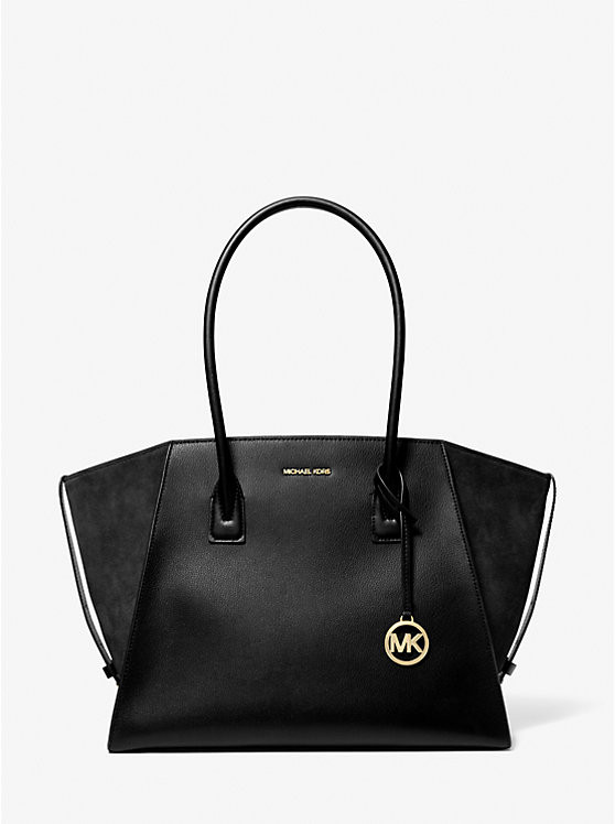 Avril Extra-Large Leather and Suede Tote Bag | Michael Kors US