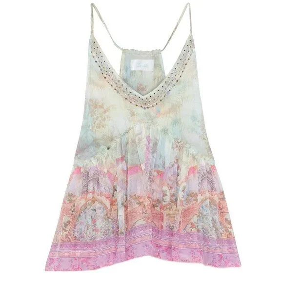 Camilla‎ Electron Libre Back Overlay Top Size Large | Poshmark
