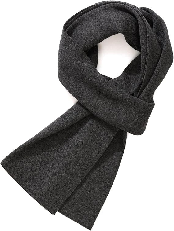 FULLRON Men Winter Merino Wool Knit Scarf - Warm Soft Cashmere Feel Neck Scarves | Amazon (US)
