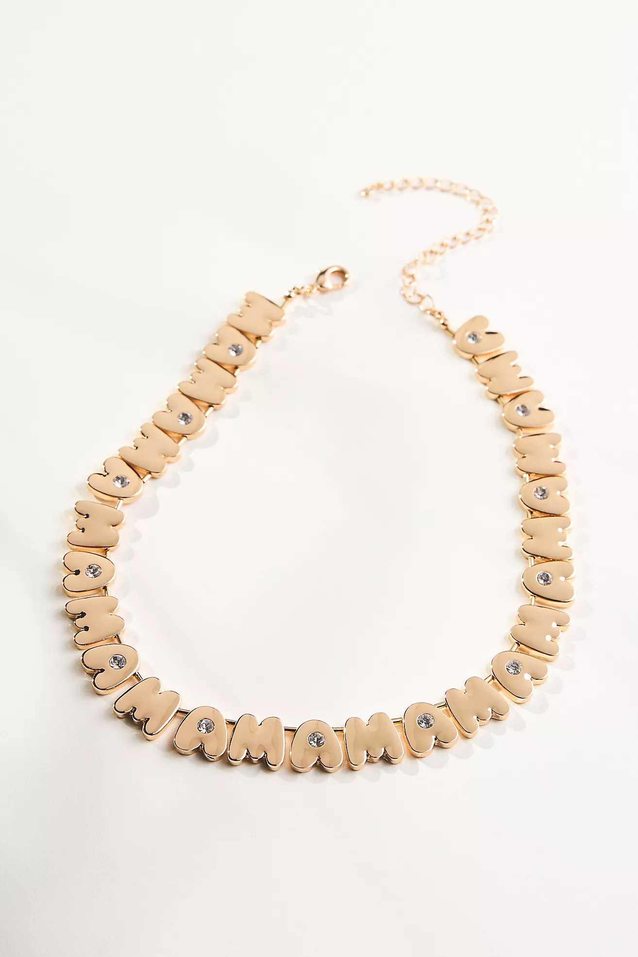Bubble Letter Text Necklace | Anthropologie (US)