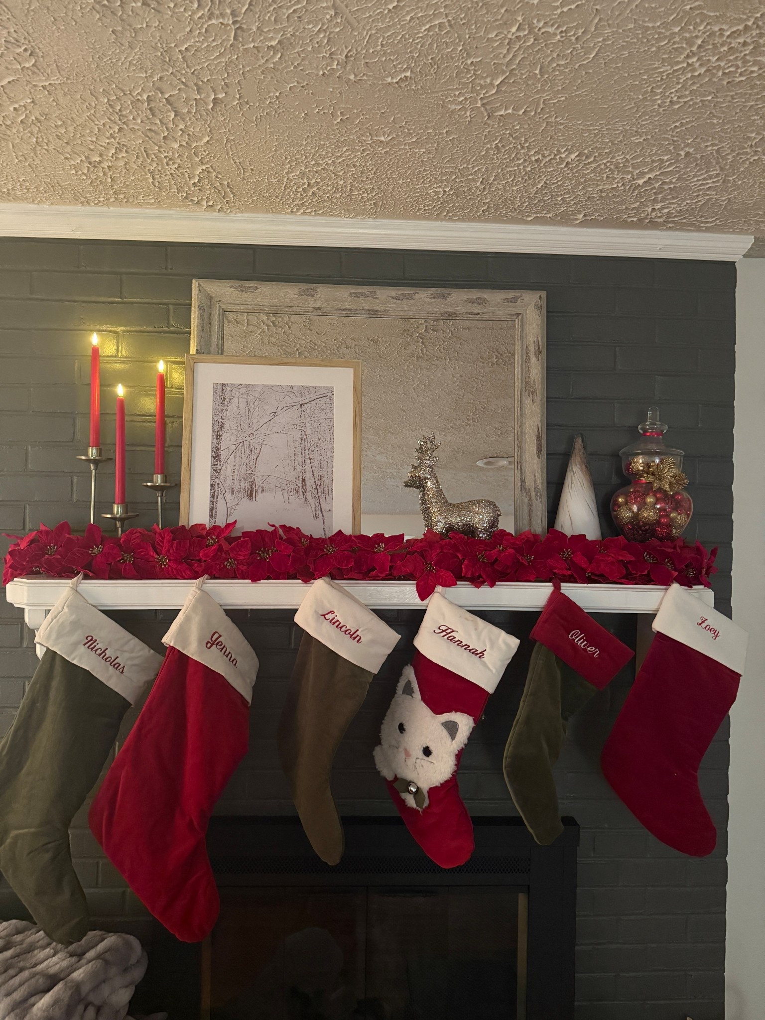 Love these new battery operated candles to add some glow to our fireplace 🎄

#LTKHome #LTKFindsUnder50 #LTKHoliday