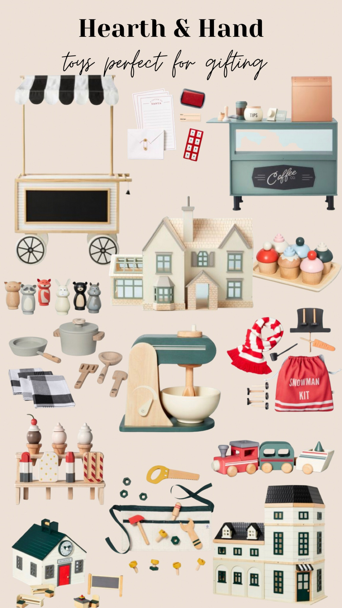 So many cute wooden toys from Hearth & Hand 

#LTKSeasonal #LTKhome #LTKHoliday