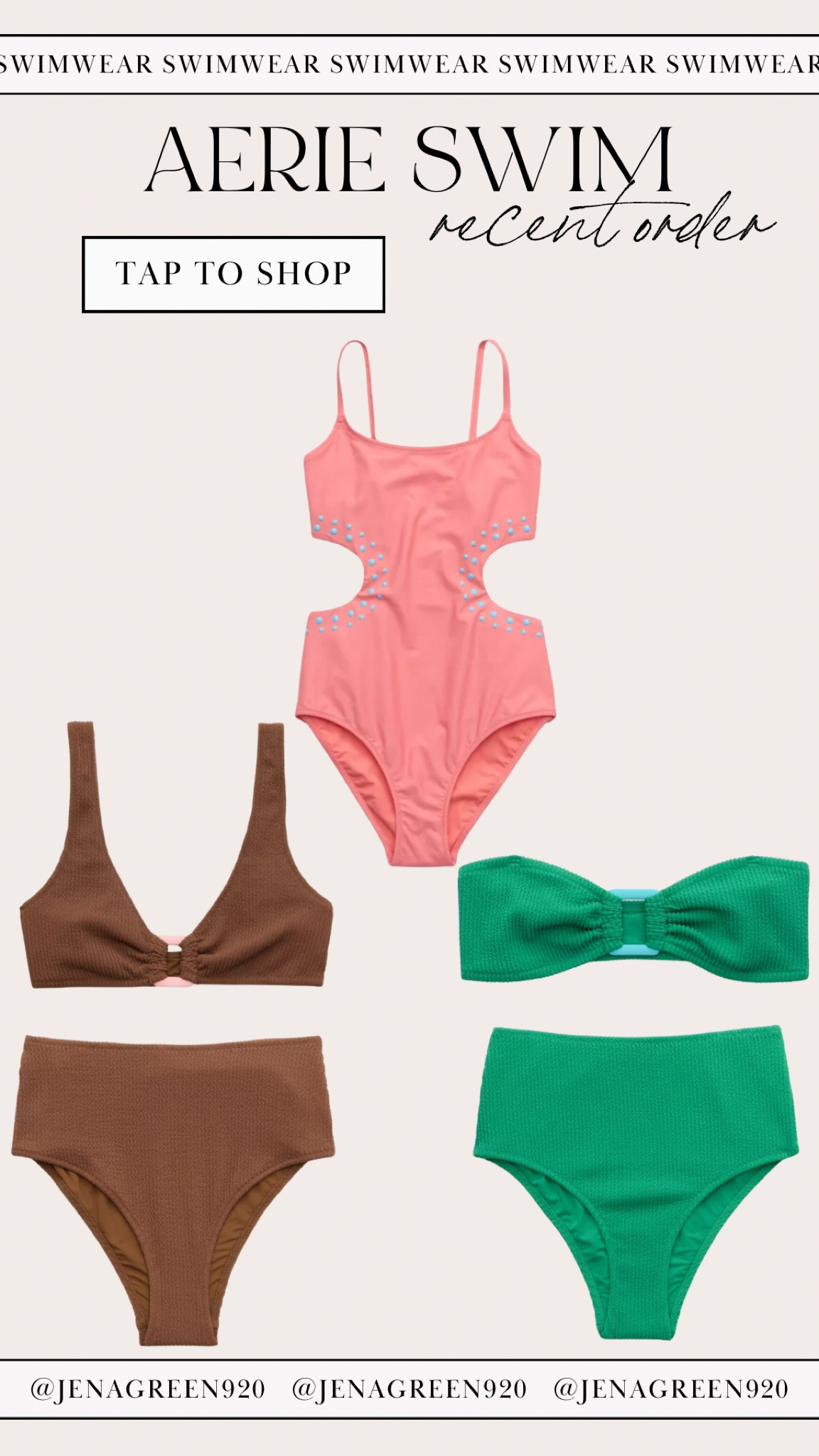 Aerie Swim | Crinkle Swimsuit | One Piece Swimsuit | High Waisted Bikini 

#LTKswim #LTKsalealert #LTKstyletip