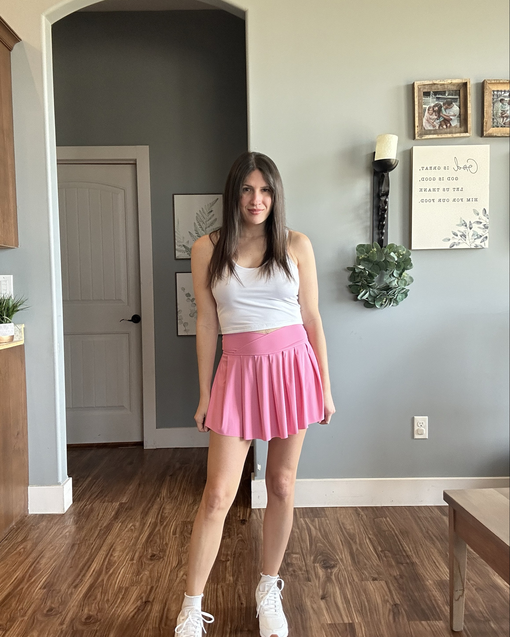 This athletic skirt 🤩💗

Athleisure | pink skirt | tennis skirt | golf skirt | athletic wear | gym skirt | pleated skirt | skirt with shorts | built in shorts | Amazon finds 

#LTKActive #LTKFindsUnder50 #LTKSeasonal