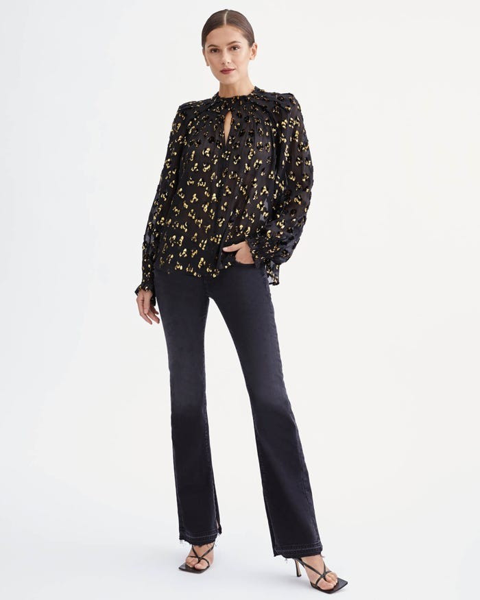 080 Original Bootcut with Release Destroy Hem & Inseam Side Slit in Ashbury | 7 For All Mankind