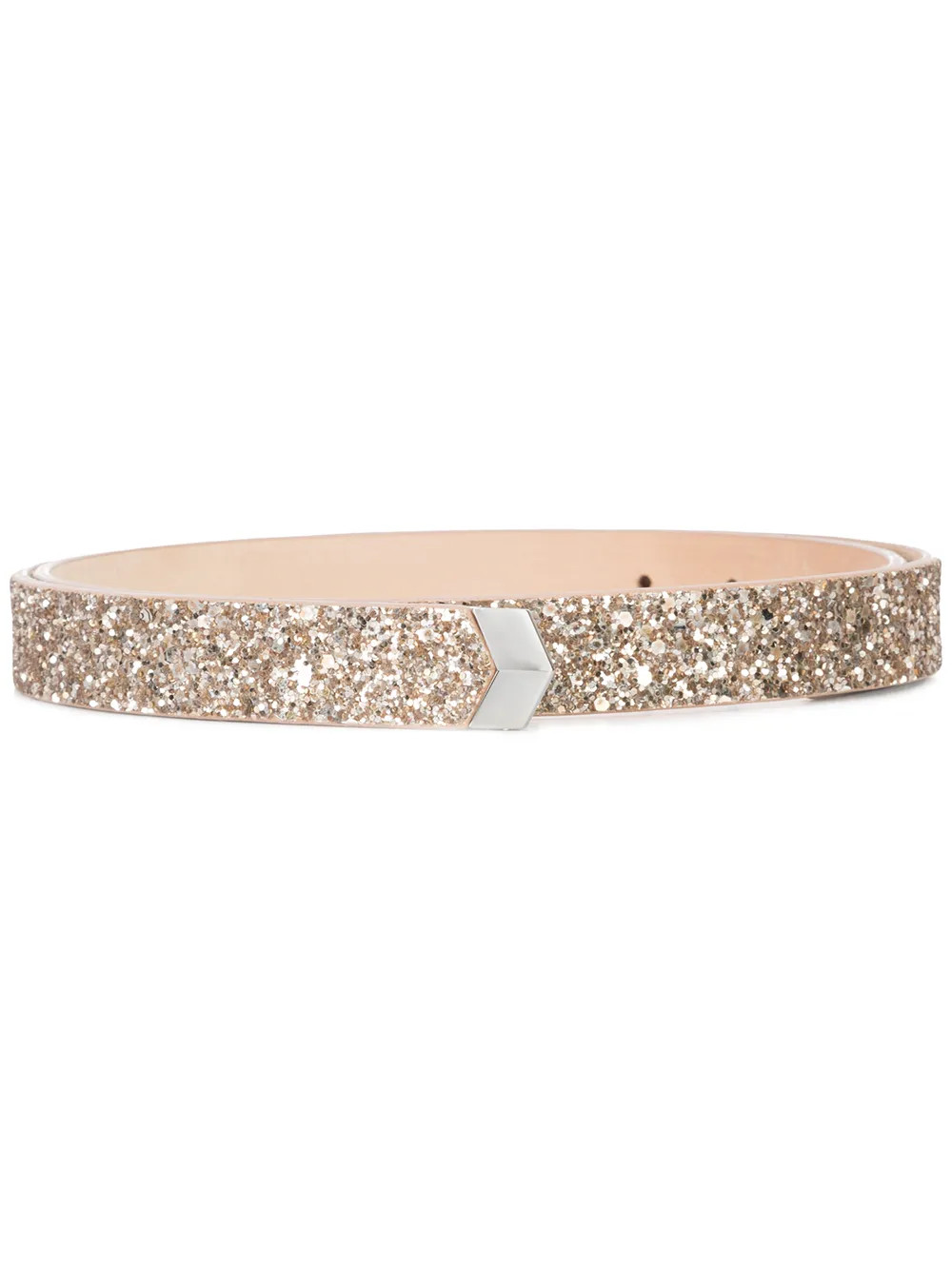 Jimmy Choo Britt glitter belt - Pink & Purple | FarFetch US