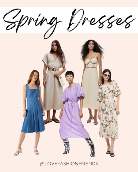 Spring dresses I’m loving right now 

#LTKsalealert #LTKstyletip #LTKunder100