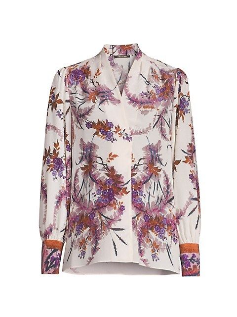 Kobi Halperin Laurena Floral Silk Blouse | Saks Fifth Avenue
