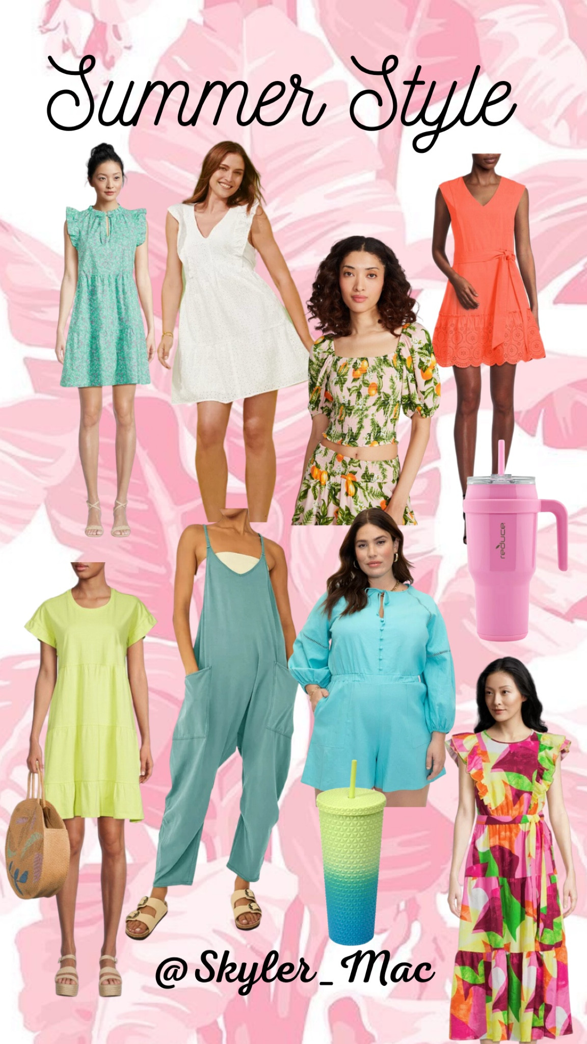 Summer style, affordable fashion, dress, romper, plus size, Stanley cup dupe, patterned maxi, eyelet, Walmart finds 

#LTKcurves #LTKstyletip #LTKunder50