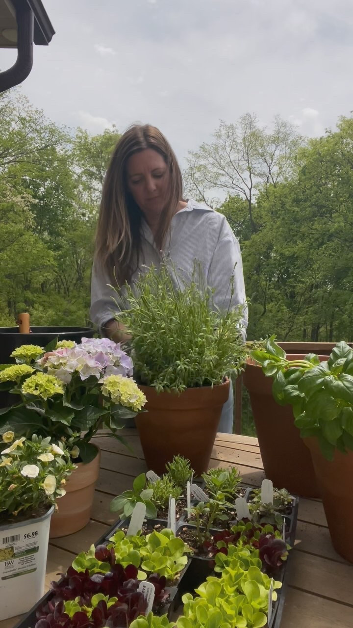 This past weekend kicked off official planting season here in the South. I’m not sure exactly what our frost free date is, but the consensus seems to be to start planting Good Friday! I was happy to follow along and get our deck pots all filled up. I love the rhythm and traditions that seasons bring to our lives and this one just might be my favorite 🌸🌷🌼