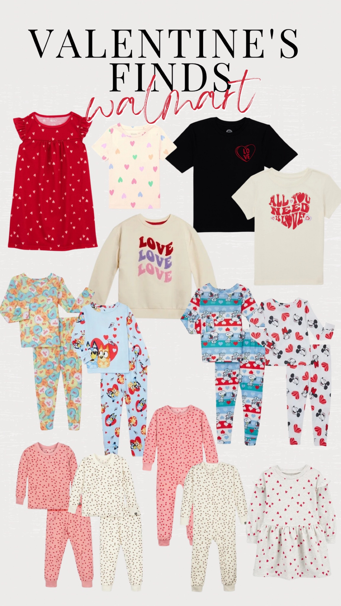 Valentine’s day outfits, Valentine’s day walmart finds, walmart vday clothes, toddler girl Valentine’s day clothes, toddler boy walmart finds, toddler girls walmart finds, walmart fashion

#LTKkids #LTKfindsunder50 #LTKSeasonal