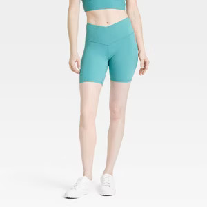 Women's V-Waistband High-Rise Bike Shorts 6" - JoyLab™ | Target