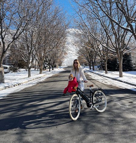 Winter bike rides with my girl  

#LTKSeasonal #LTKbaby #LTKfamily