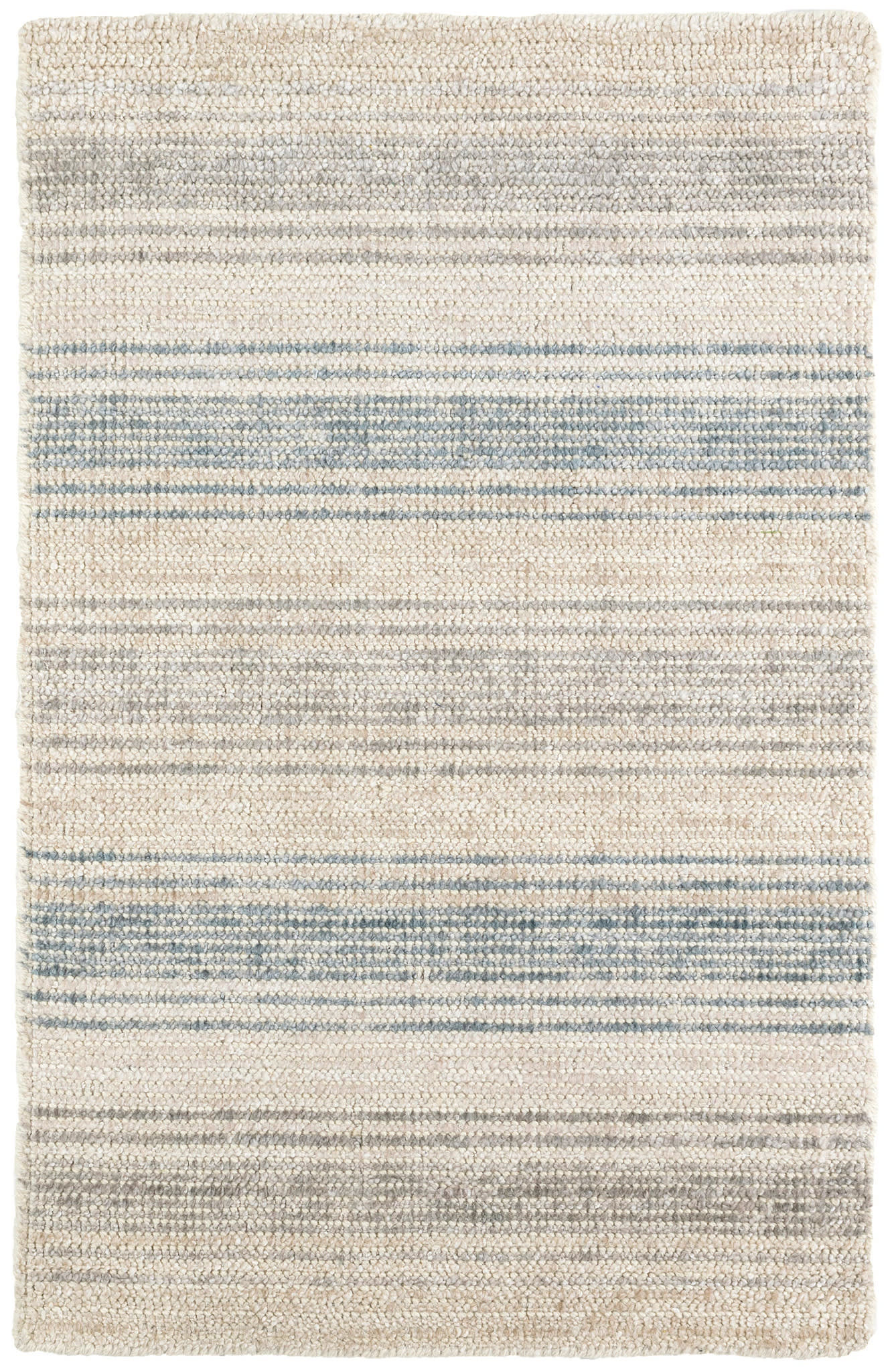 Neutral Moonshine Handwoven Cotton/Viscose 3' x 5' rug | Rugs USA