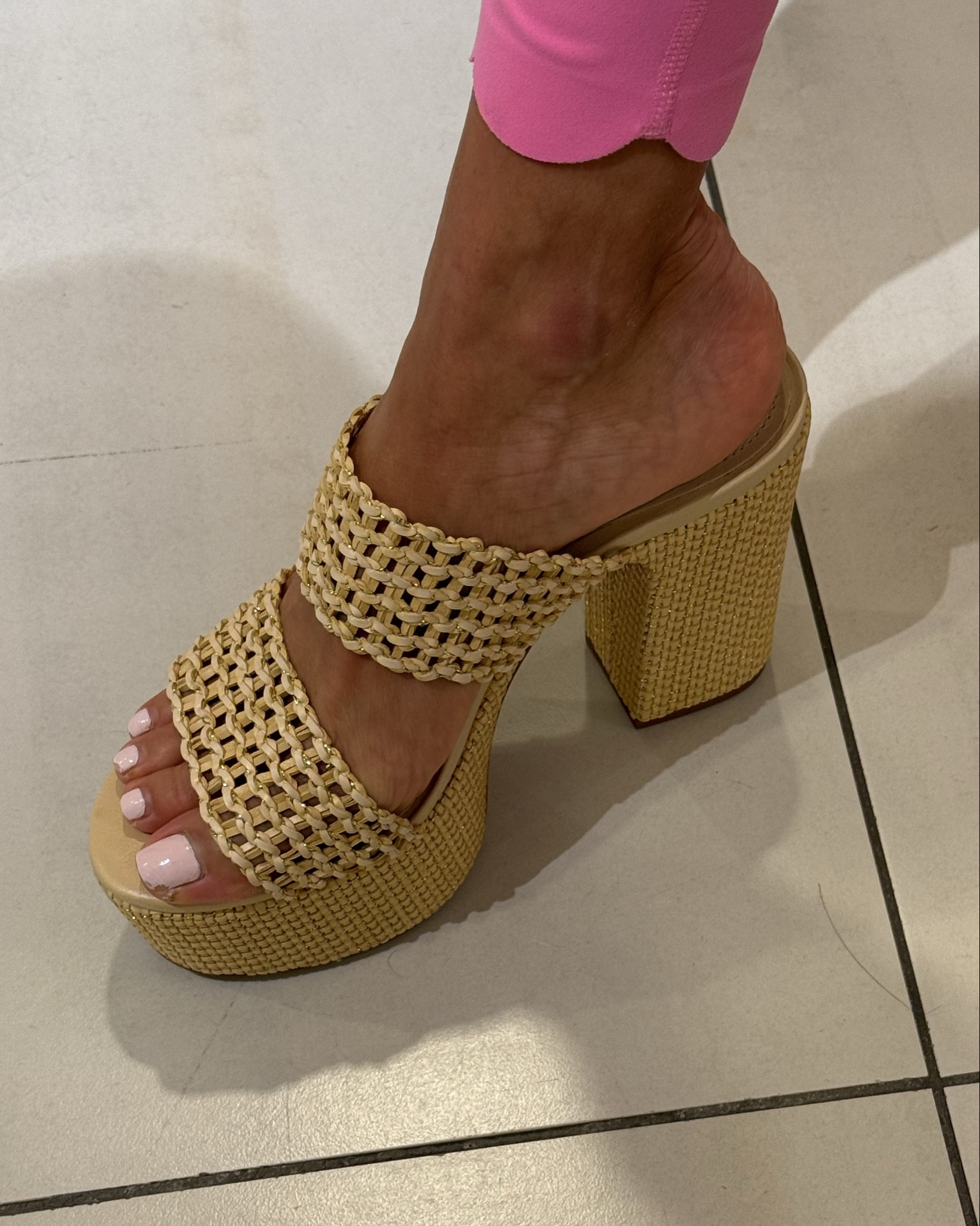 Ok these gold platform heels are SO cute for summer! 

#LTKSeasonal