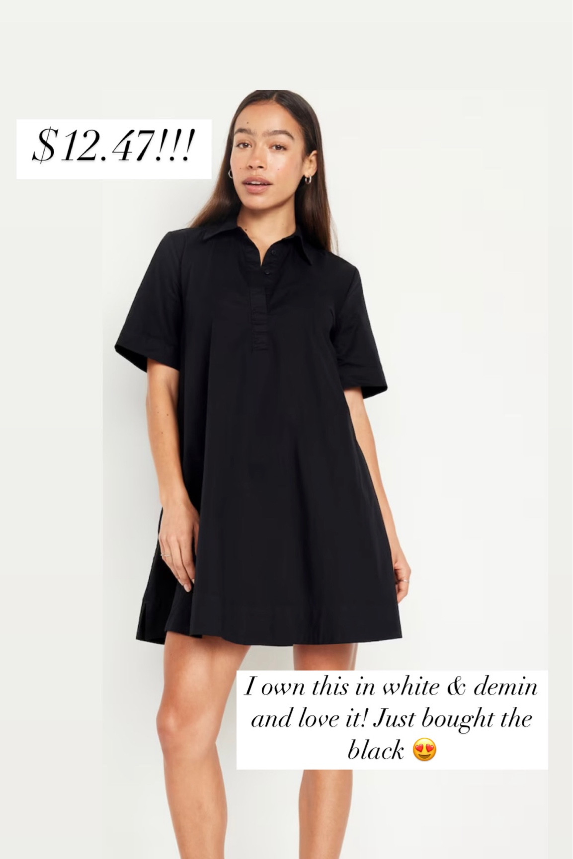 The perfect everyday dress for every season! Dress up or down… with sneakers, mules, boots, sandals . From work to the beach to date night or running errands 😍. I own the white and denim and just bought the black! 

#LTKStyleTip #LTKSaleAlert #LTKTravel