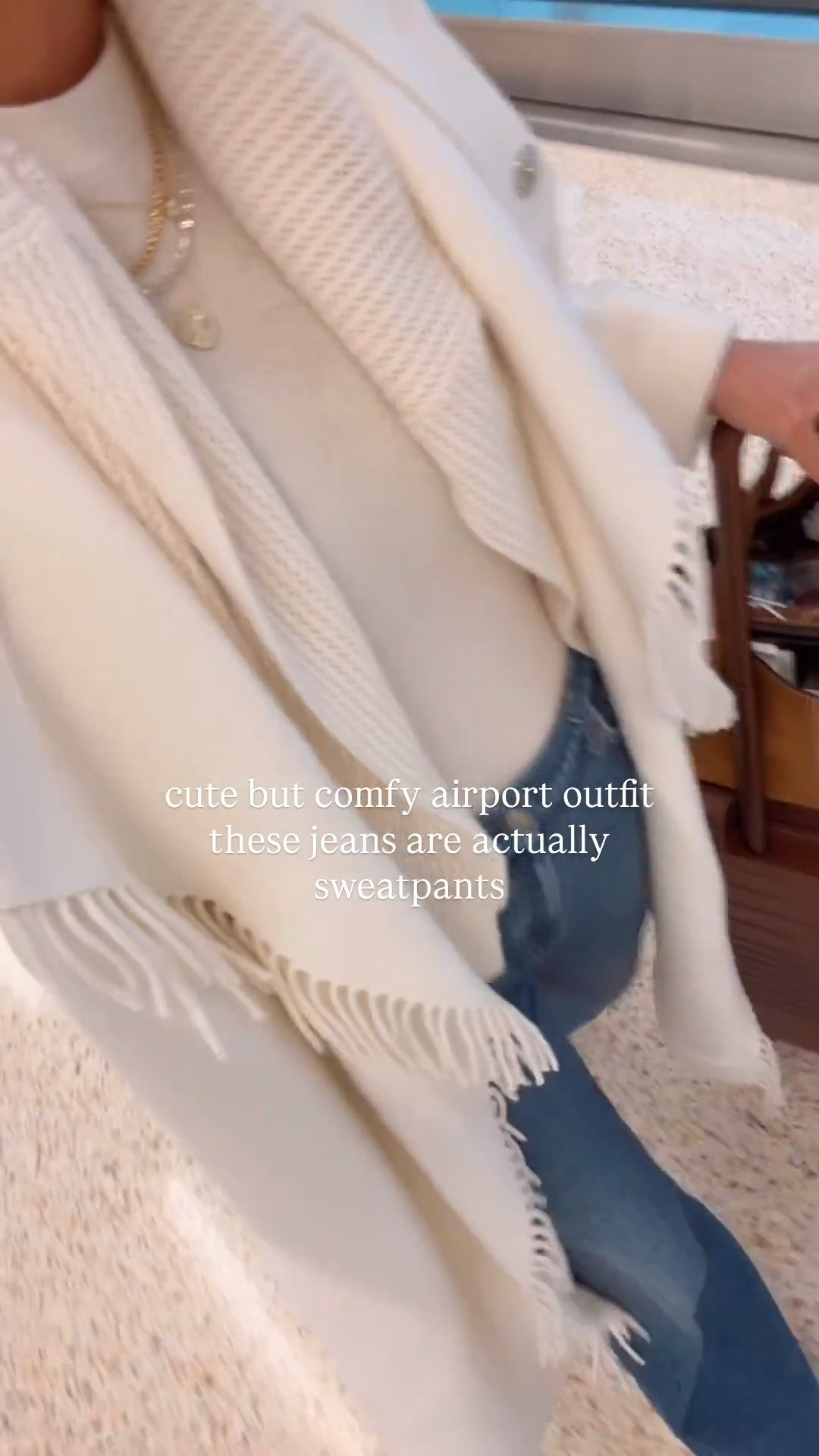 Airport fit that feels like sweats.
These “jeans” are actually sweatpants.

#LTKTravel #LTKootd