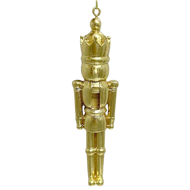 Crosby St. Gold Nutcracker Ornament, 5.3" | At Home