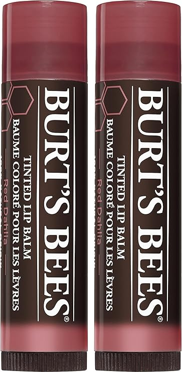 Burt's Bees Lip Balm, Tinted Moisturizing Lip Care Valentine's Gift for Women, for Dry Lips, 100%... | Amazon (US)