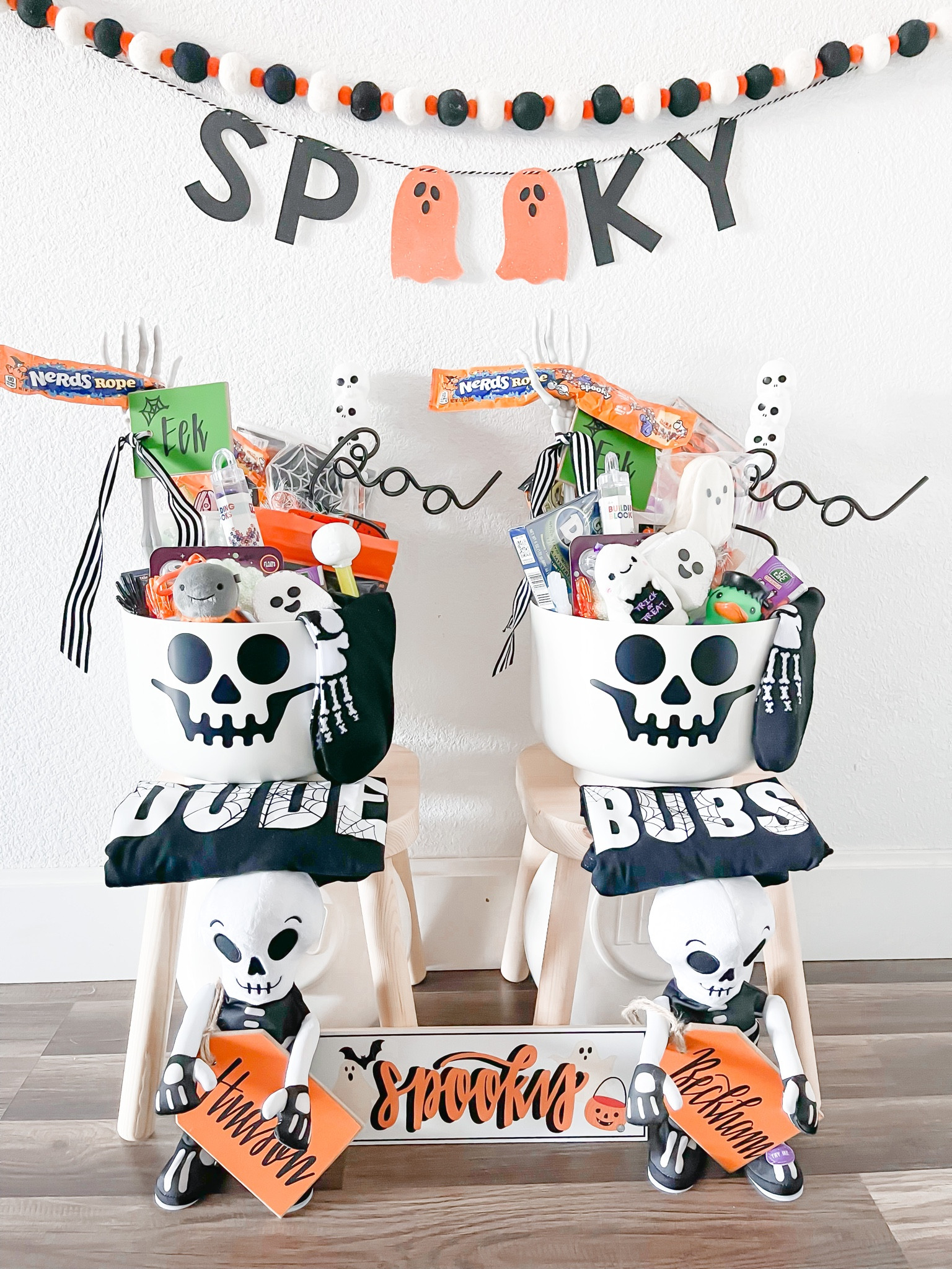 Boo baskets 