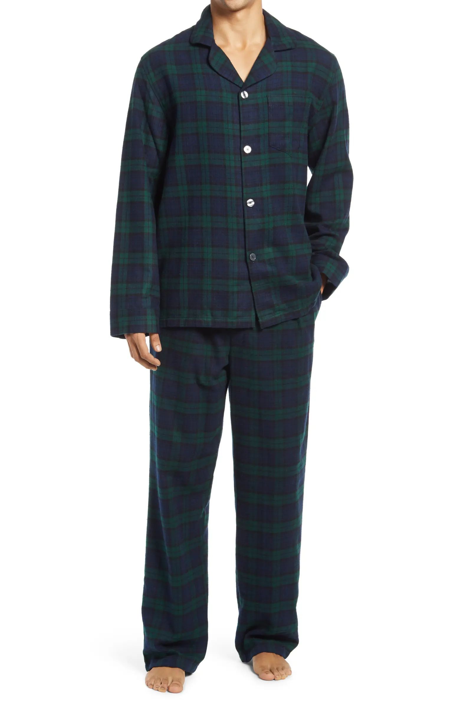 Men's Scotch Plaid Flannel Pajamas | Nordstrom