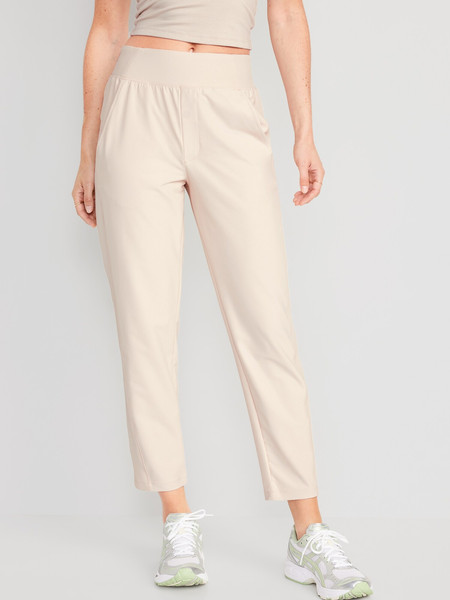 High-Waisted PowerSoft Combination Taper Pants for Women | Old Navy (US)