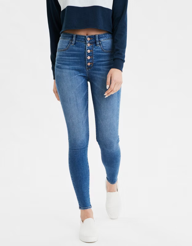 AE Ne(X)t Level Super High-Waisted Jegging | American Eagle Outfitters (US & CA)
