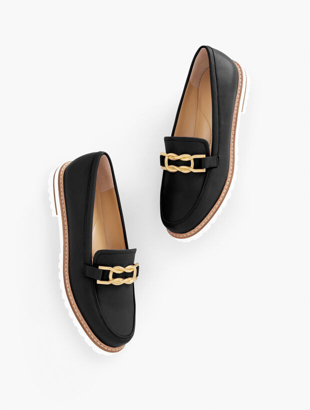 Laura Link Nappa Loafers | Talbots