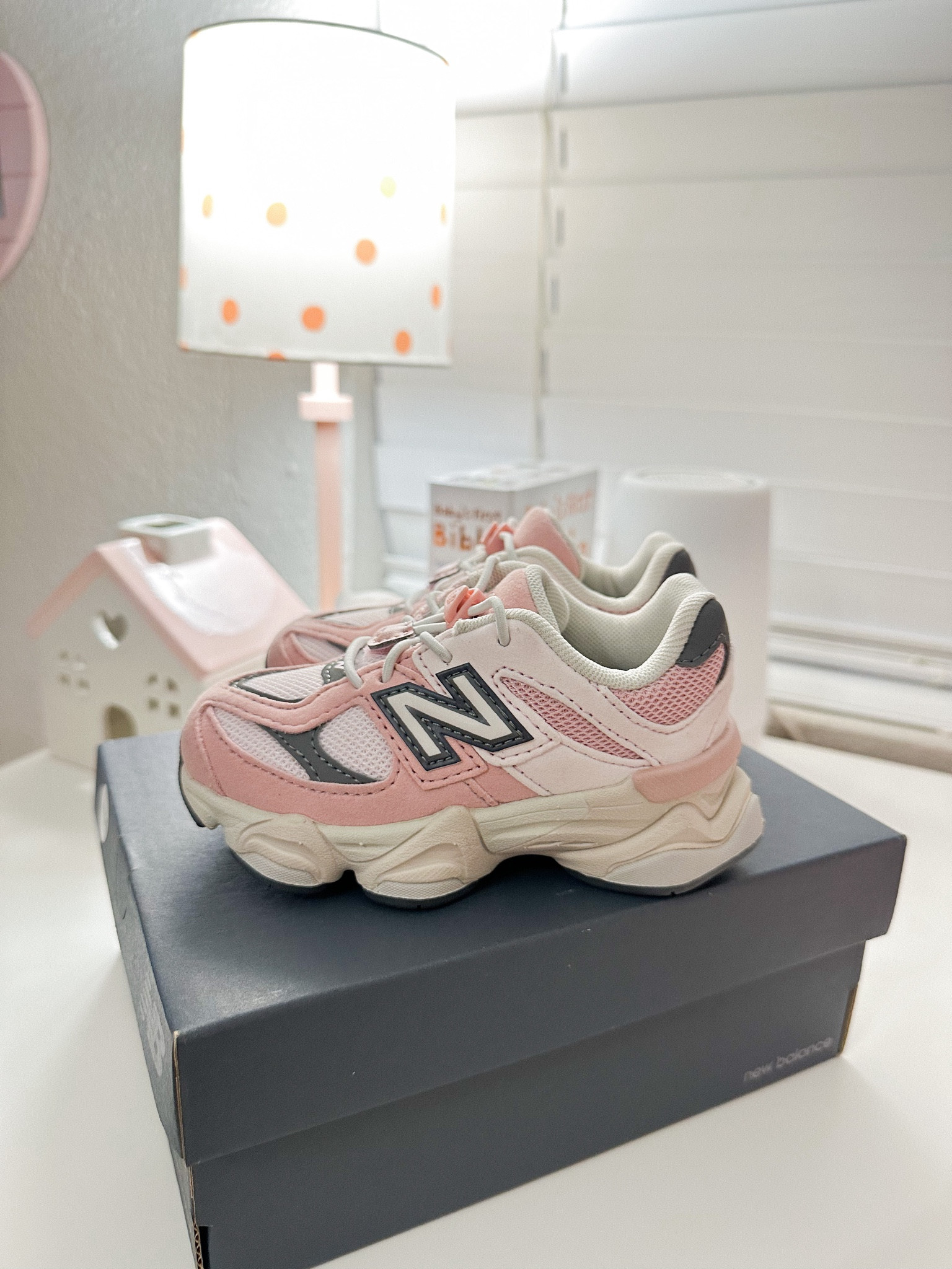 toddler new balance 9060 in “orb pink w/pink granite” 🤍

#LTKkids #LTKshoecrush #LTKbaby