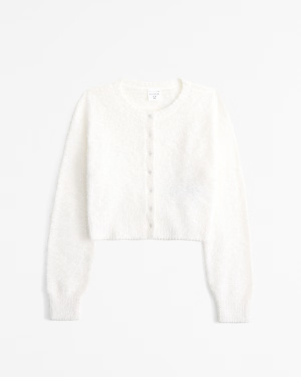 girls cropped crew cardigan | girls tops | Abercrombie.com | Abercrombie & Fitch (US)