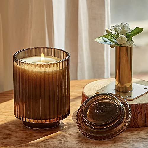 LA JOLIE MUSE Woody Jasmine Scented Candle, Candles Gifts for Women, Natural Wax, 80 Hours Long Burn | Amazon (US)